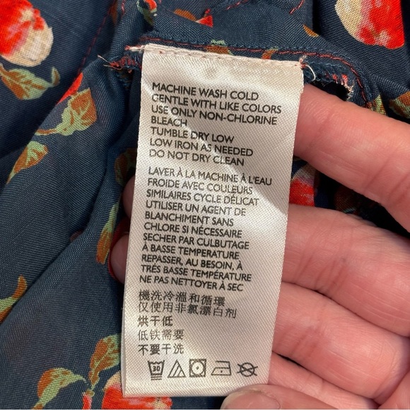 Maeve by Anthropologie | Apple Print Balloon Sleeve Blouse | 4 - Picture 9 of 12